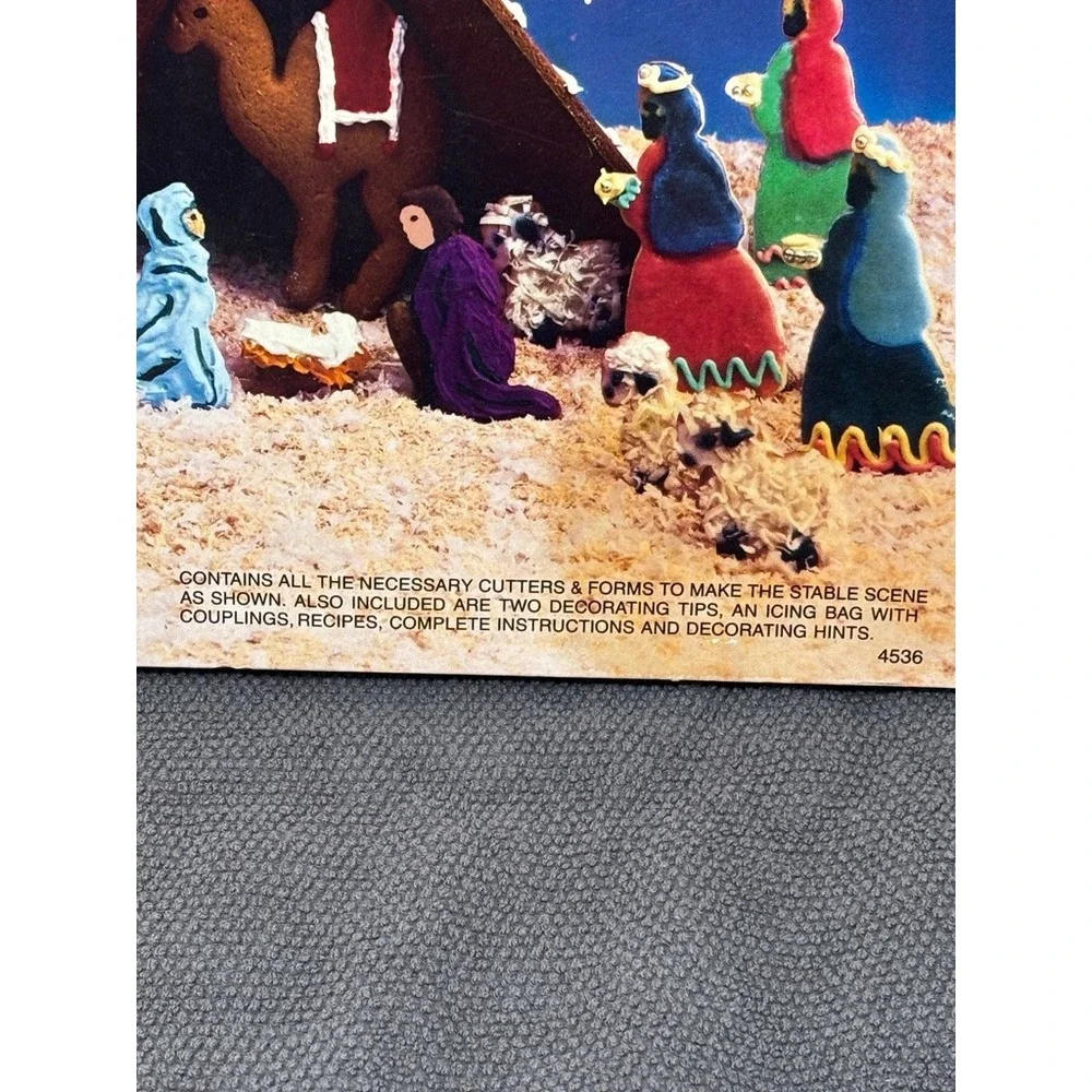 Vintage Nativity Bake Set Cookie Cutters‎ 1991 Christmas Forms Fox Run Craftsman